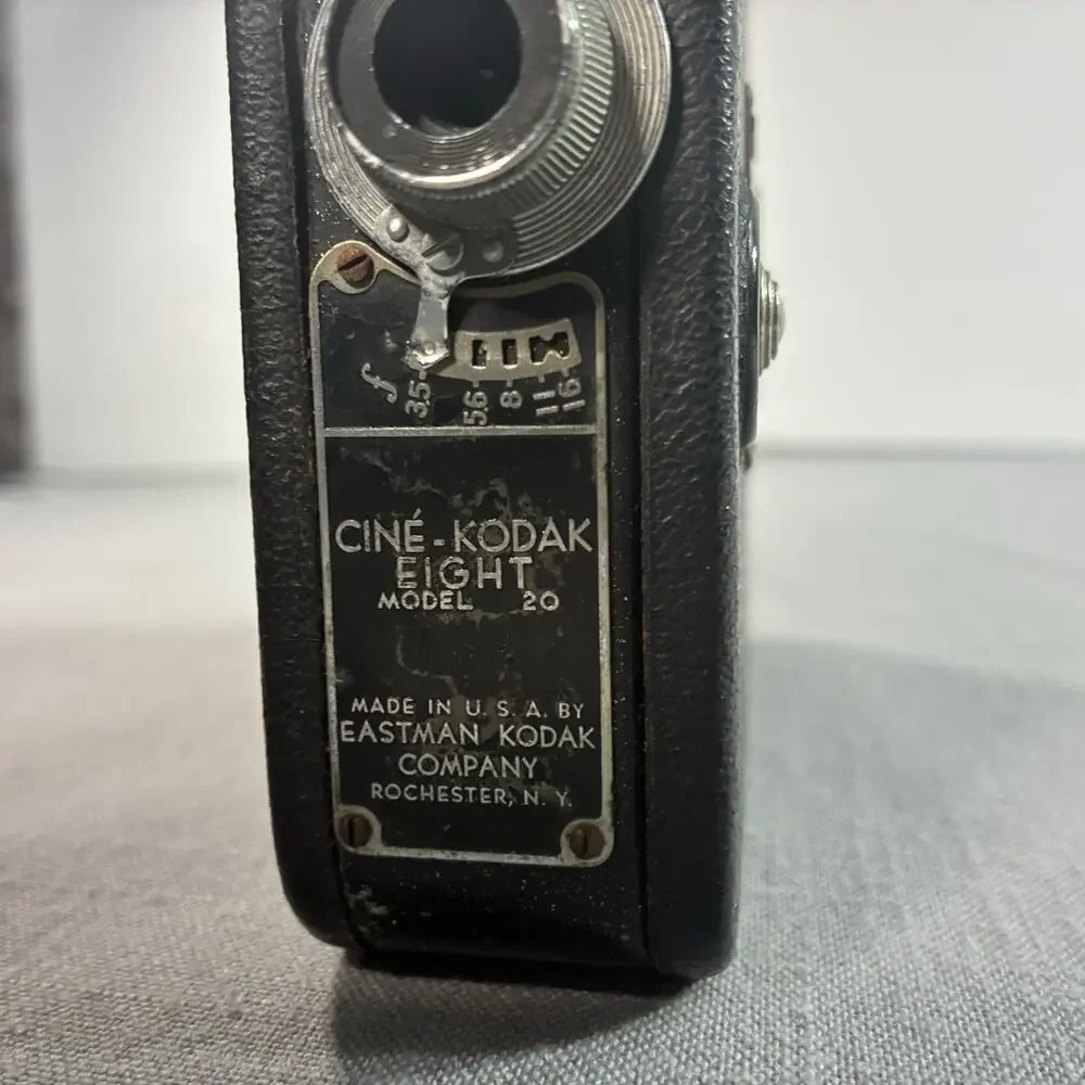 Vintage Cine-Kodak Eight Model 20 8mm Movie Camera Wind-Up Eastman Kodak USA